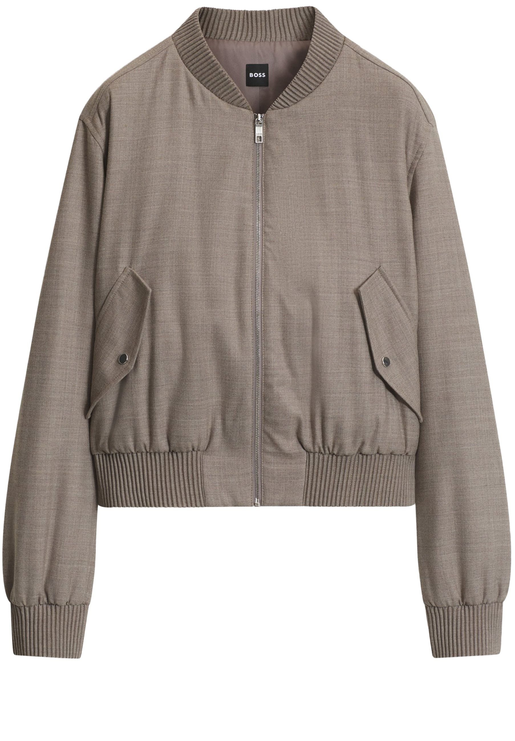 BOSS Jackenblazer Jamayati mit seitlichen Pattentaschen (1-tlg)