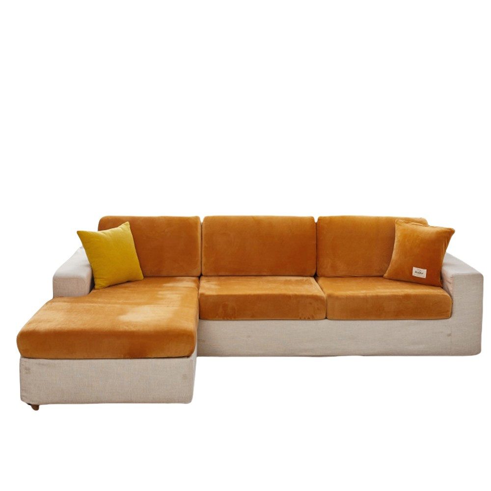 Kaket Sofahusse Sofabezug L Form,Weihnachten Stretch Sitzkissenbezug, für L-Form Sofaschoner,Chaiselongue