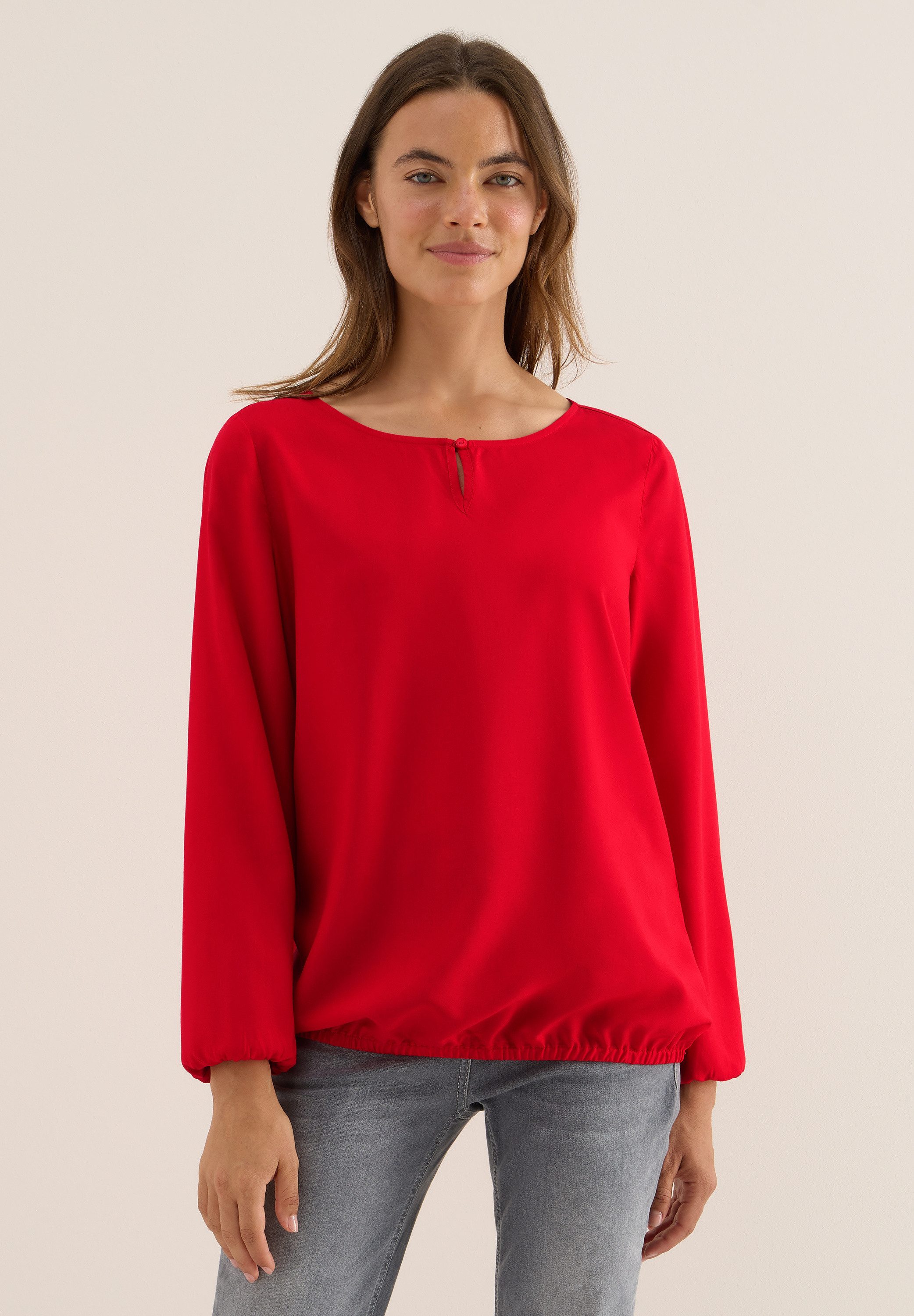 CECIL Langarmbluse aus softer Viskose
