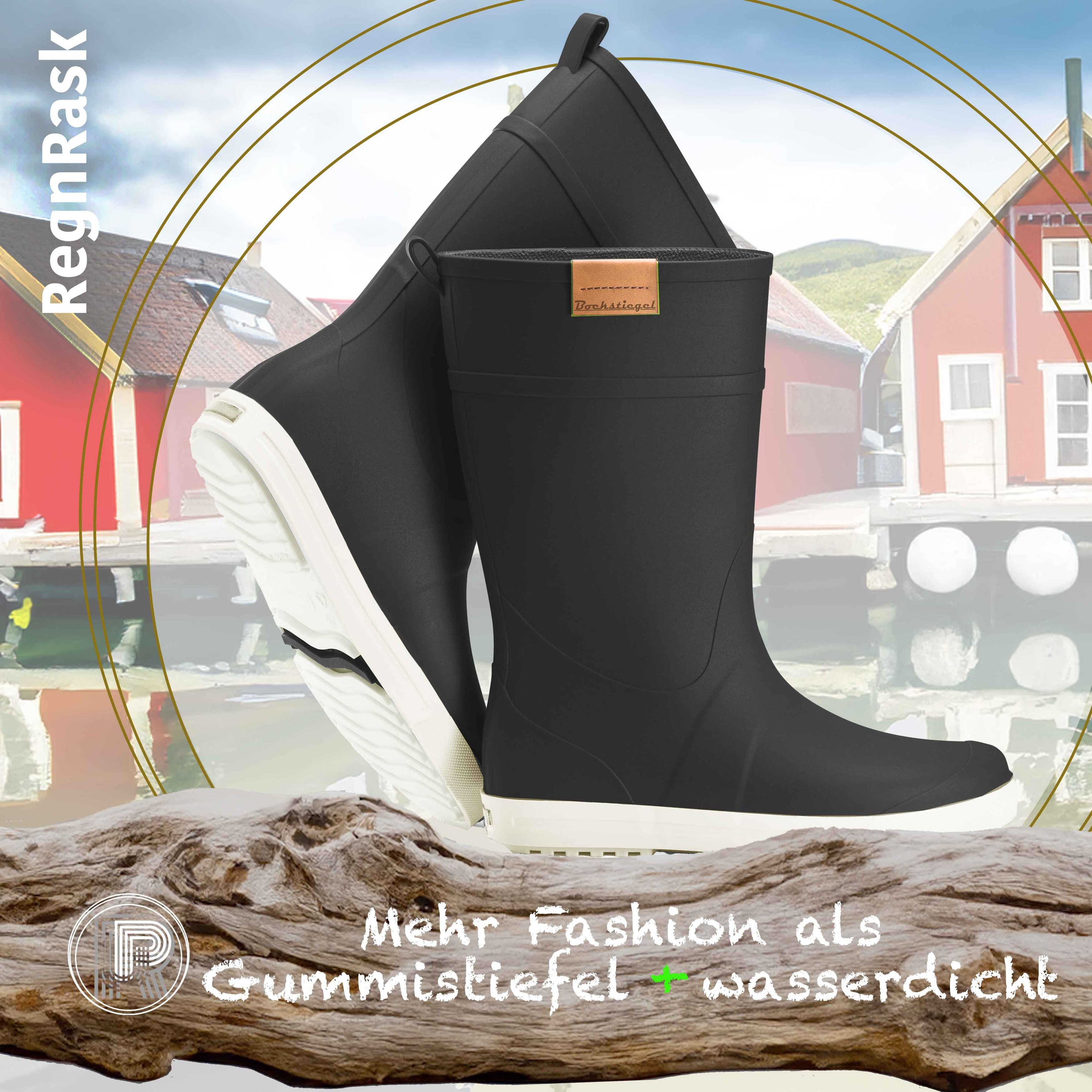 Ultrapower REGNRASK - Damen zweifarbige Gummistiefel Gr. 36-43 Gummistiefel Gartenstiefel Matschstiefel Festivalstiefel