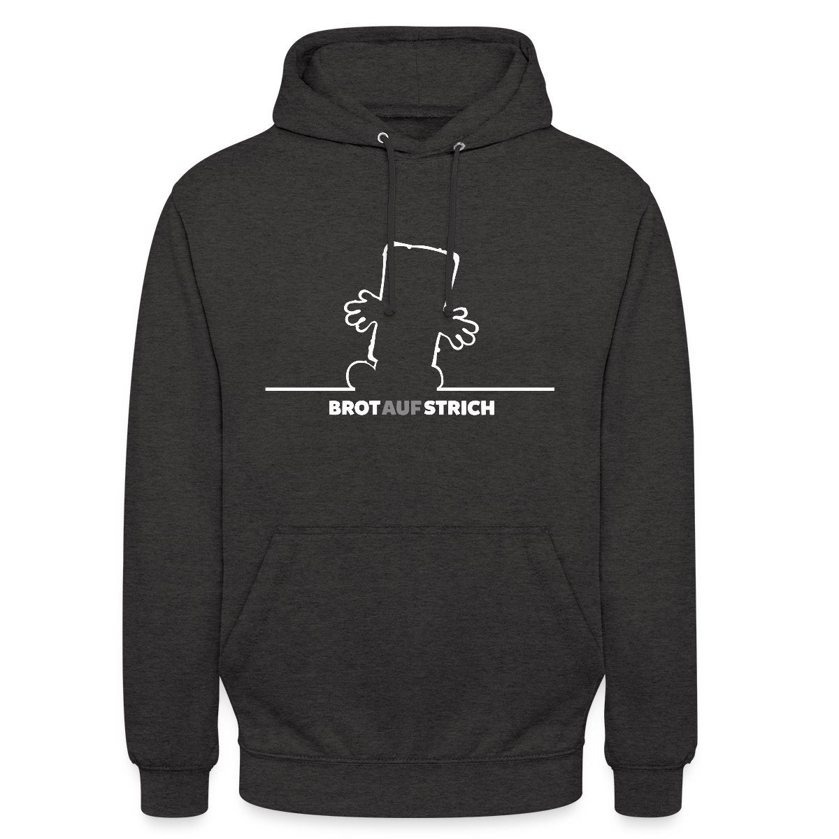 Hoodie Bernd Das Brot BrotAufStrich Design In Weiß Unisex Hoodie