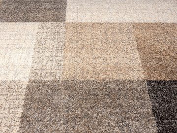 Teppich Thales 6101, merinos, rechteckig, Höhe: 10 mm, Kurzflorteppich mit Konturenschnitt, Wohnzimmer