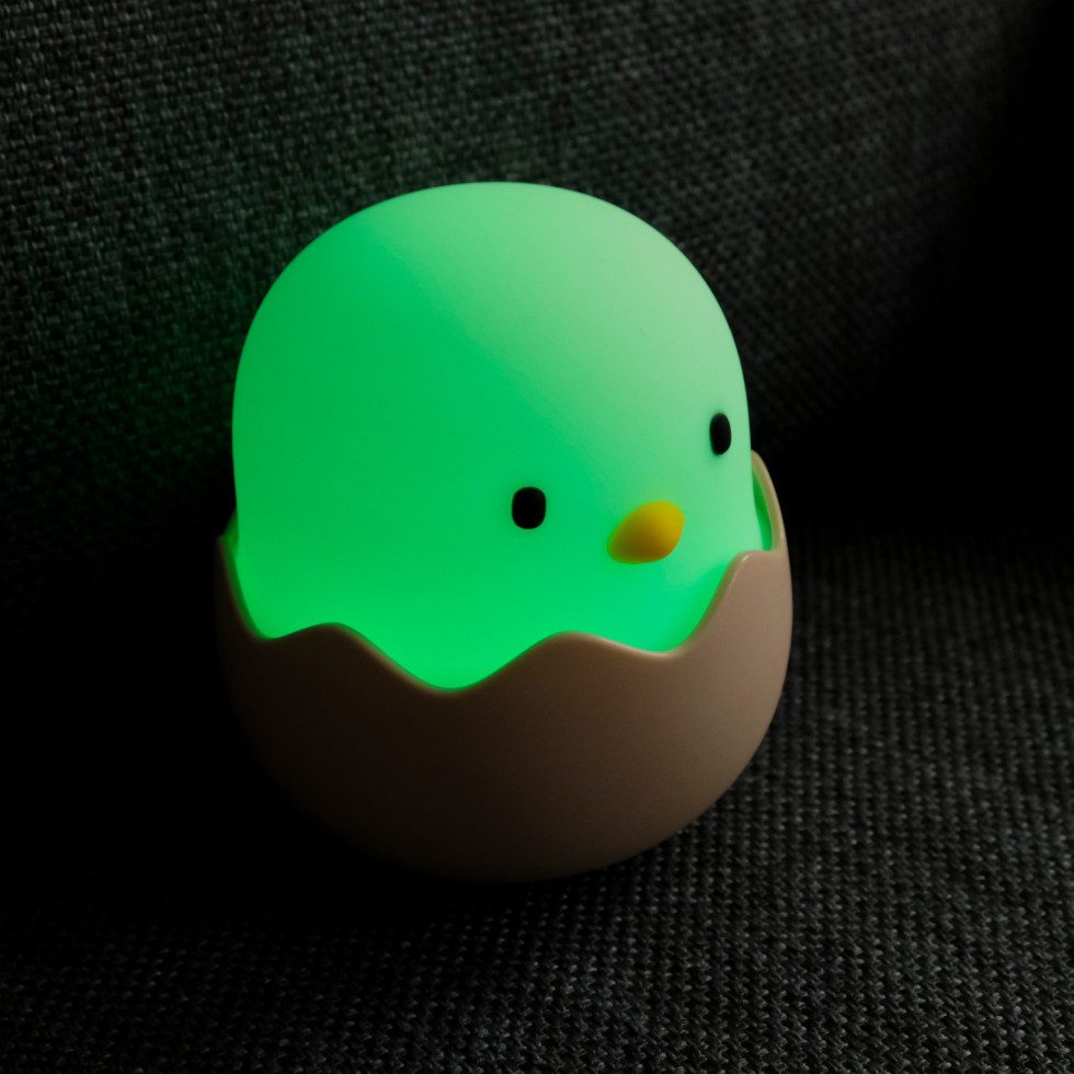 MegaLight Nachtlicht MegaLight LED Eggy Egg Nachtlicht mit Akku, Inkl. Leuchtmittel, Dimmbar ohne Bewegungsmelder – Bild 4 von 5