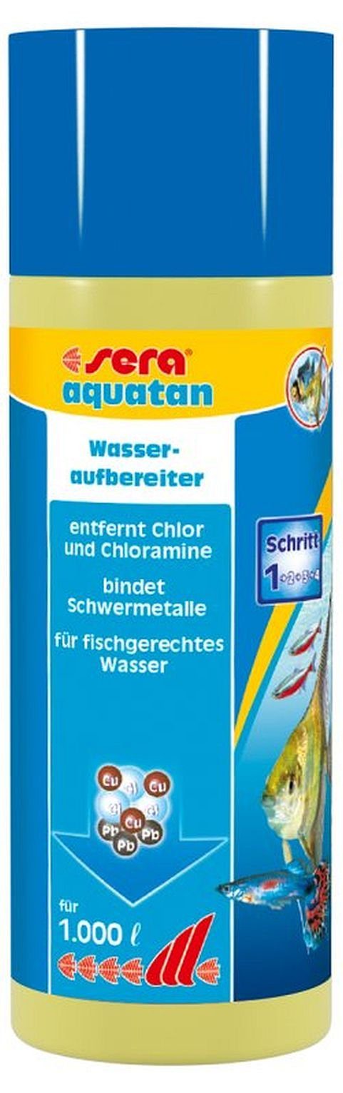 Aquariumfilter sera aquatan, Wasseraufbereiter, 500 ml