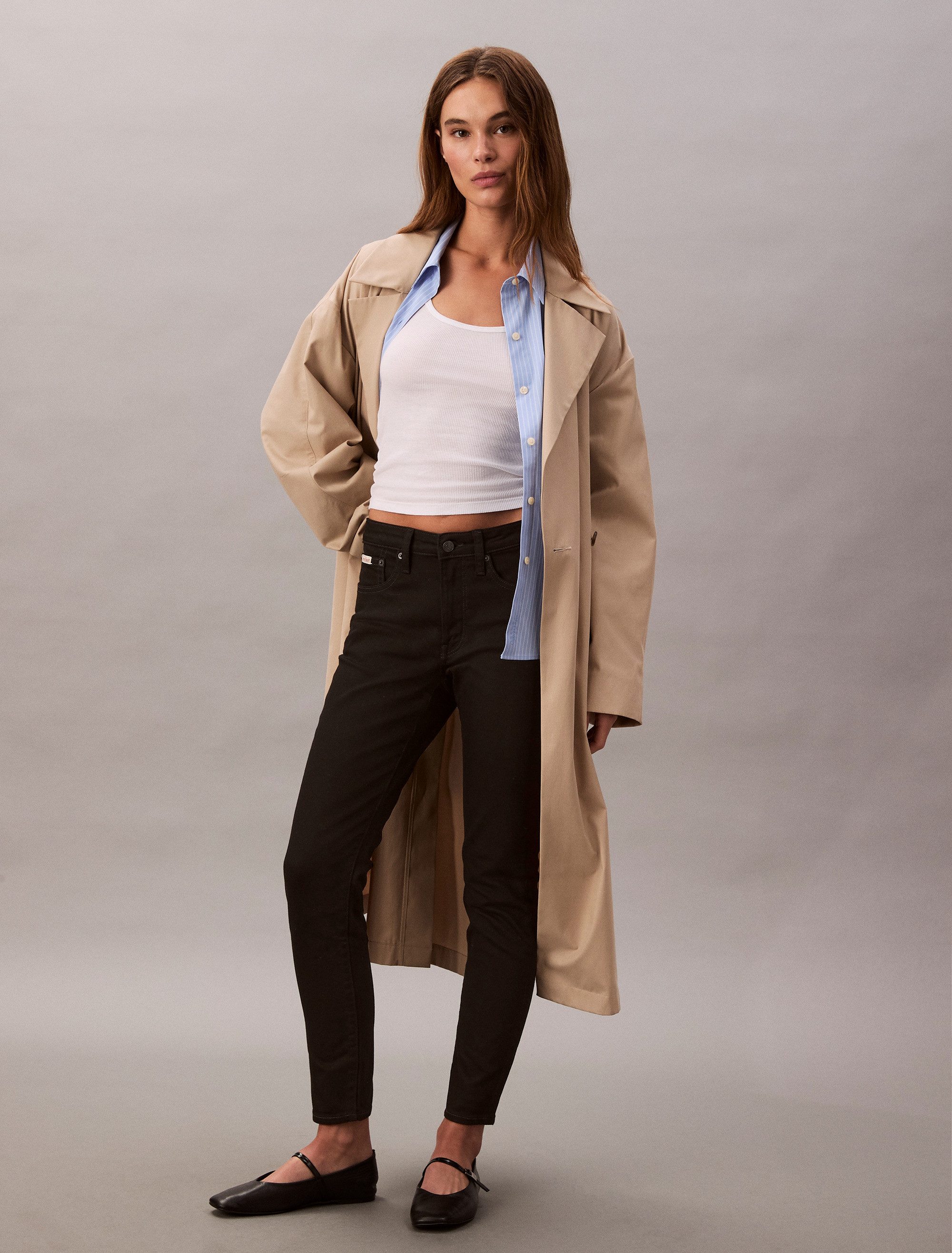 Calvin Klein Jeans Skinny-fit-Jeans MID RISE SKINNY Mit Gürtelschlaufen