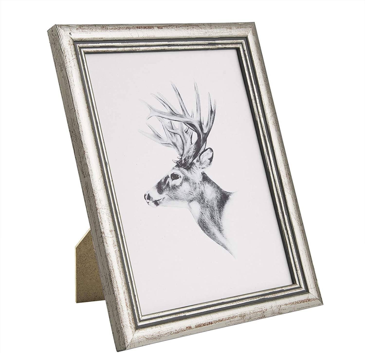 Woltu Bilderrahmen BRU9894sb, Fotogalerie, Holz Rahmen, günstig online kaufen