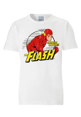 LOGOSHIRT T-Shirt DC Comics - Flash, Fastest Man Alive mit lizenziertem Print