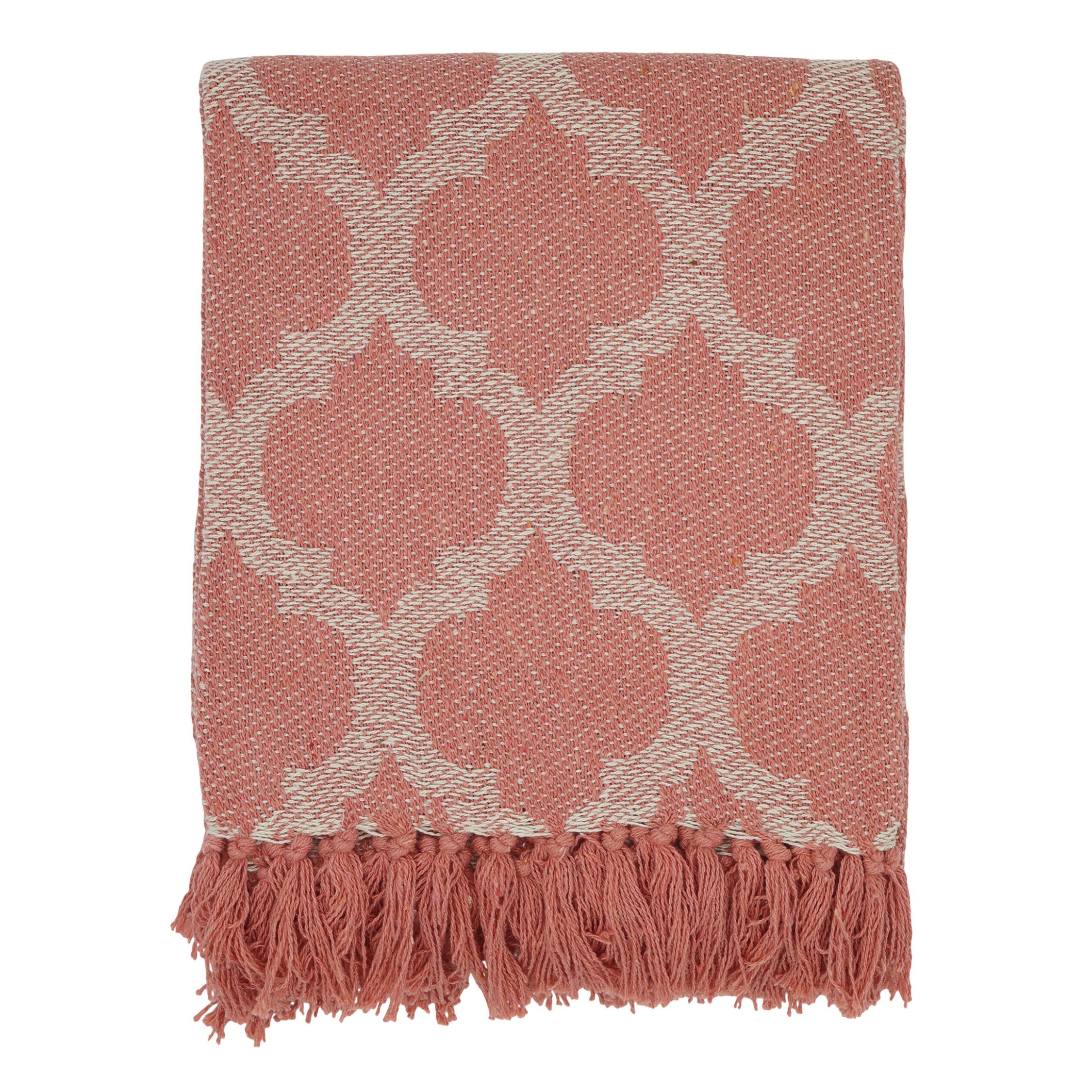 Plaid Chic Antique Aix Plaid Garnüberschuss Himbeere, Chic Antique