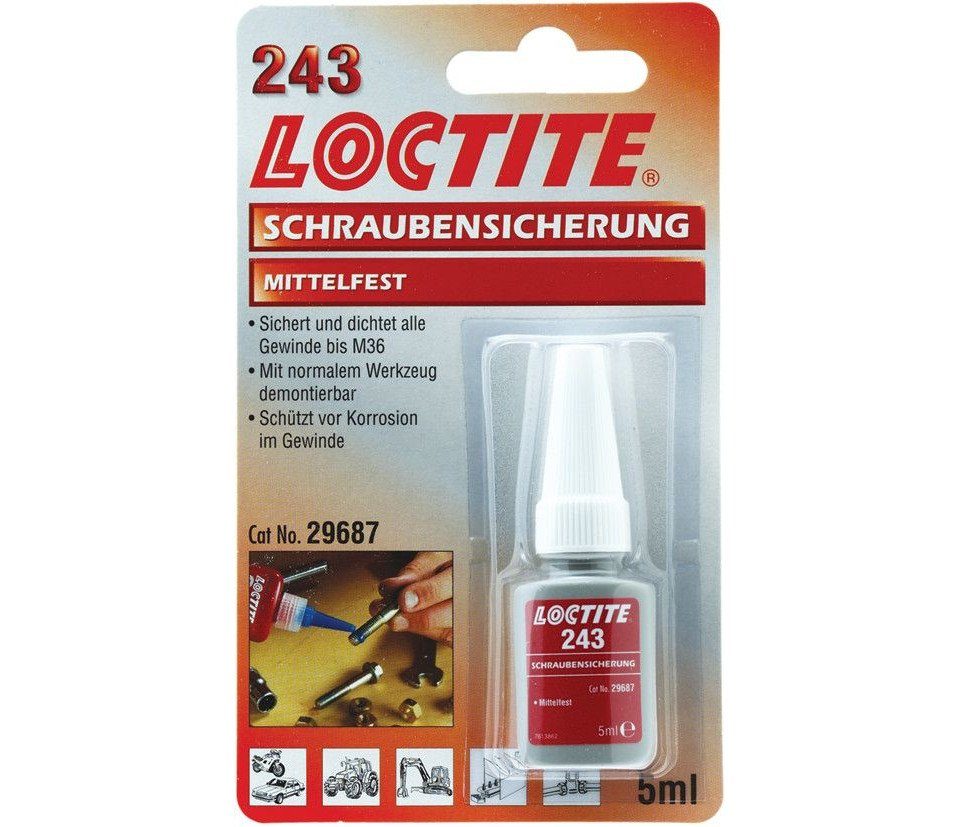 LOCTITE Bastelkleber Loctite 243 Schraubensicherung 5 ml