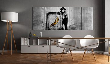 Artgeist Wandbild Banksy: Monkey with Frame