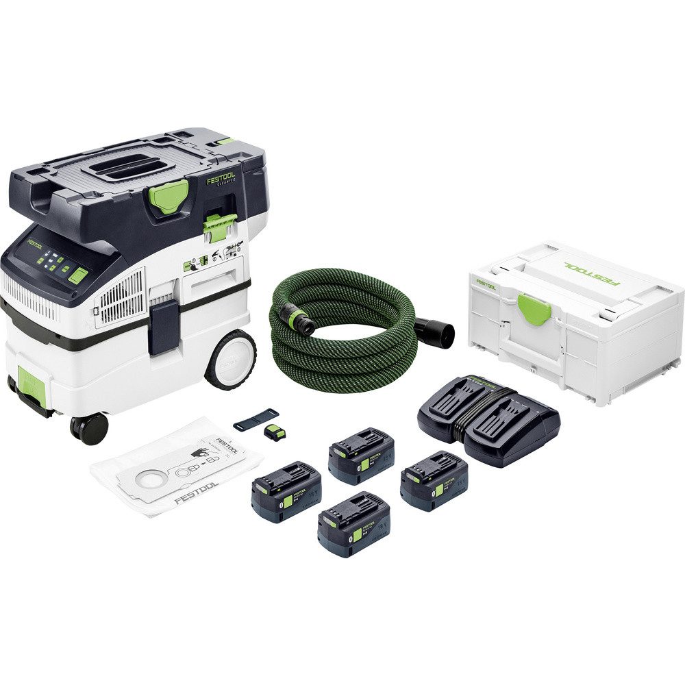 FESTOOL Industriesauger Festool CTMC MIDI I-Plus Absaugmobil inkl. Akku, inkl. Ladegerät