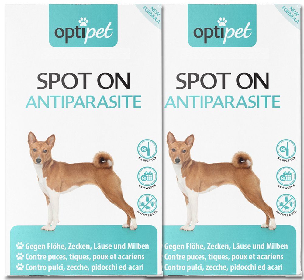 Zeckenschutzmittel Spot on Hund Floh- Zecken Abwehr Insektenbekämpfung
