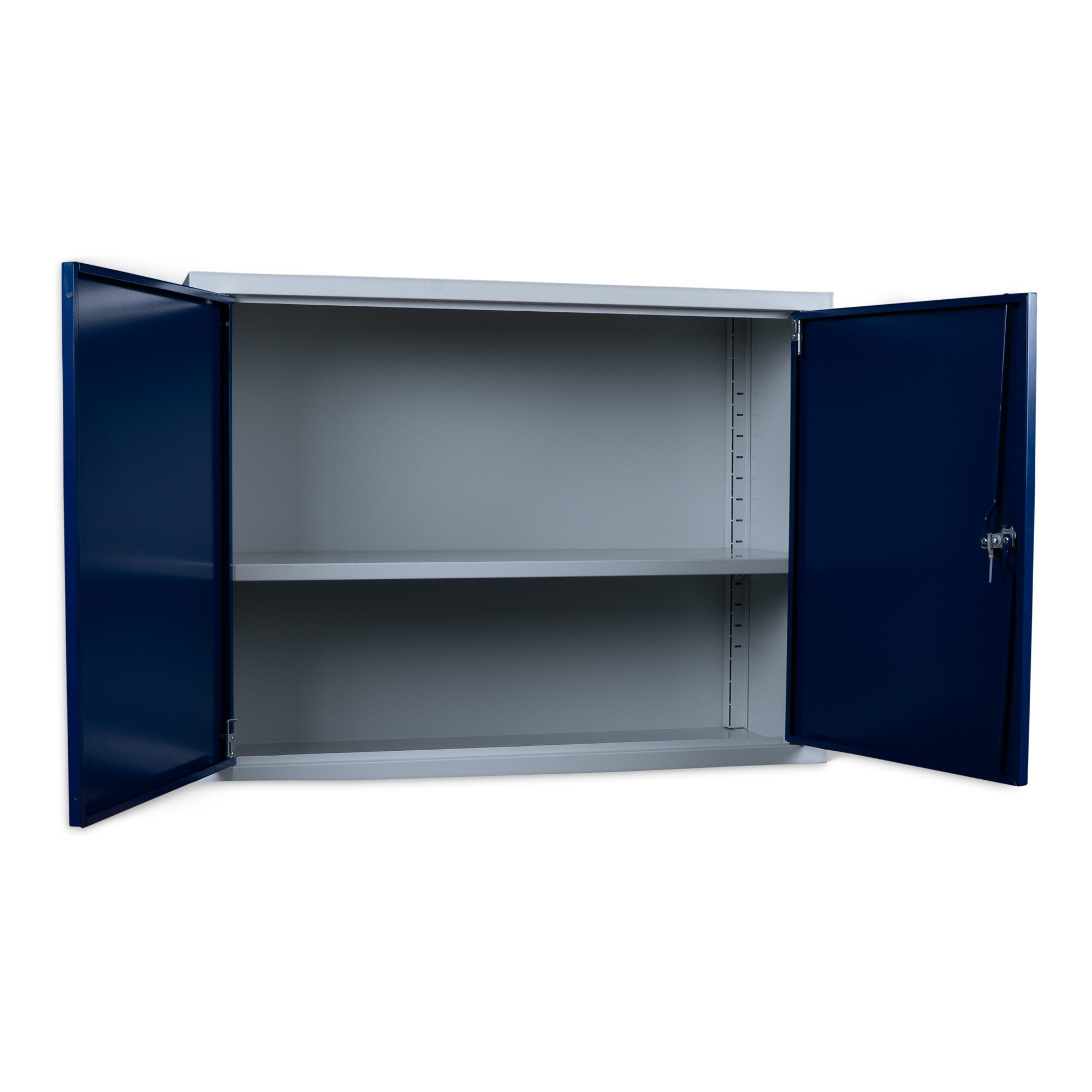 Stier Werkzeugschrank STIER Wandschrank, sichere platzsparende Aufbewahrung, blau