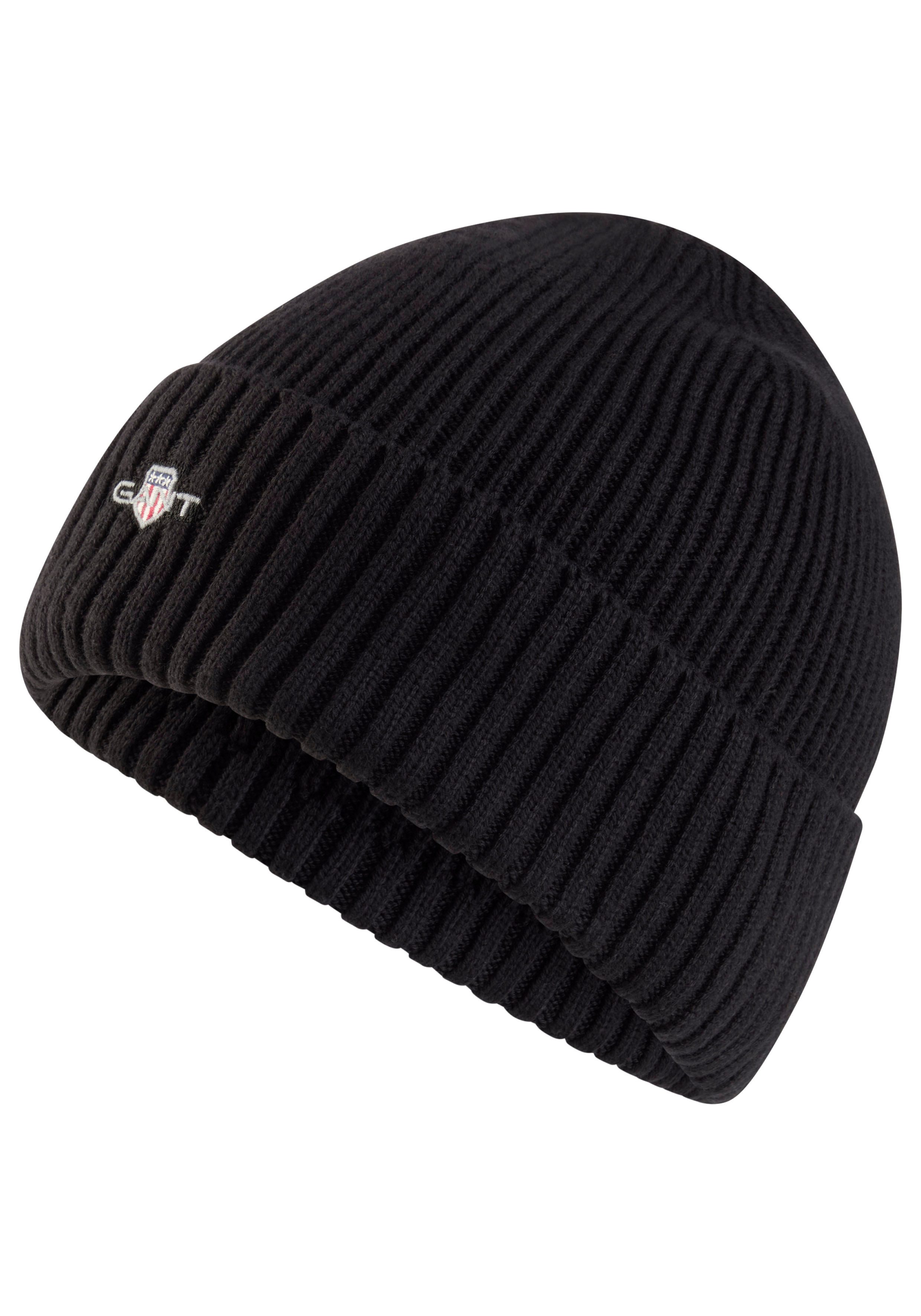 Gant Strickmütze COTTON BLEND LOGO BEANIE Regular fit