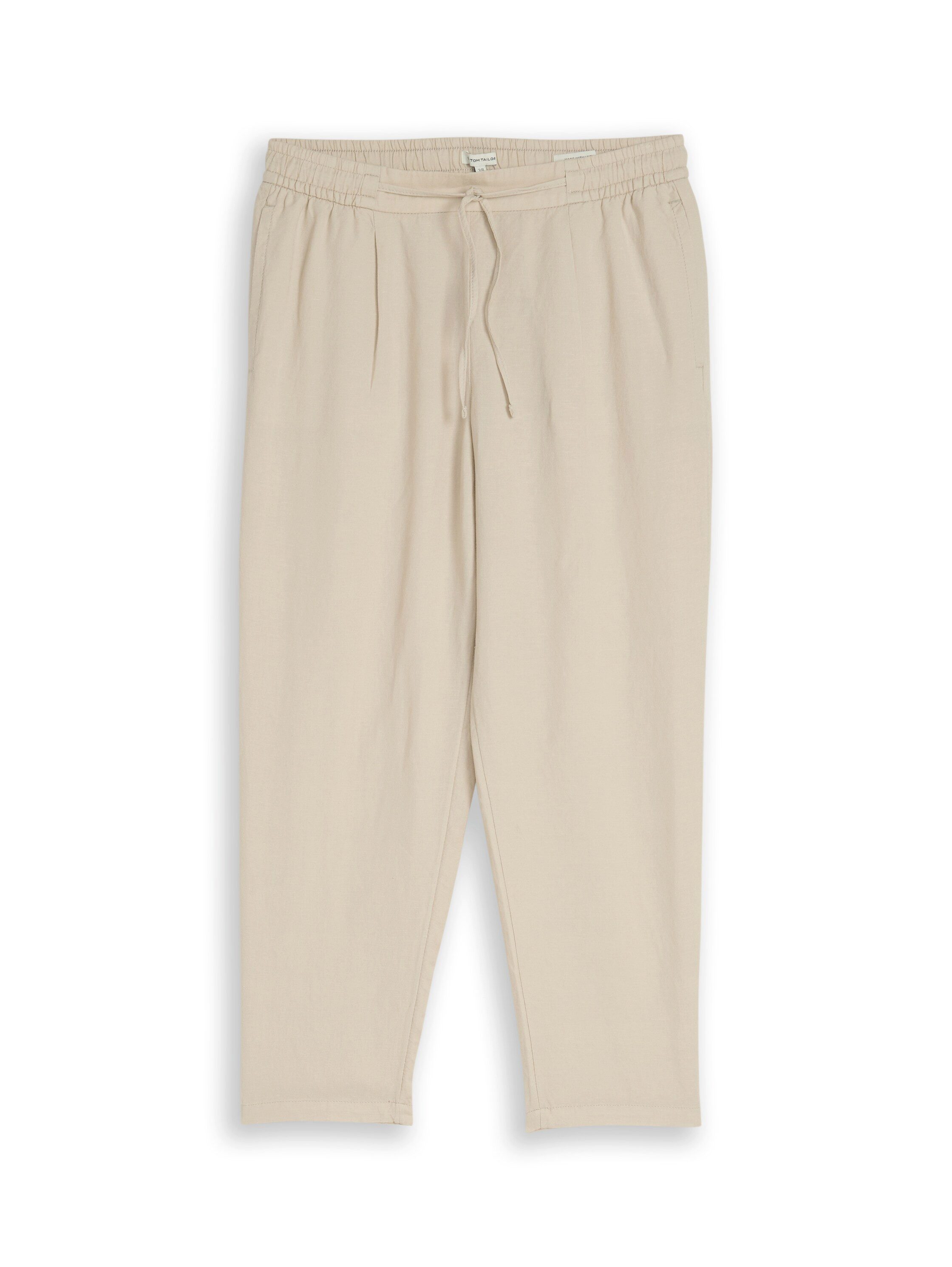 TOM TAILOR Leinenhose mit Tunnelzug