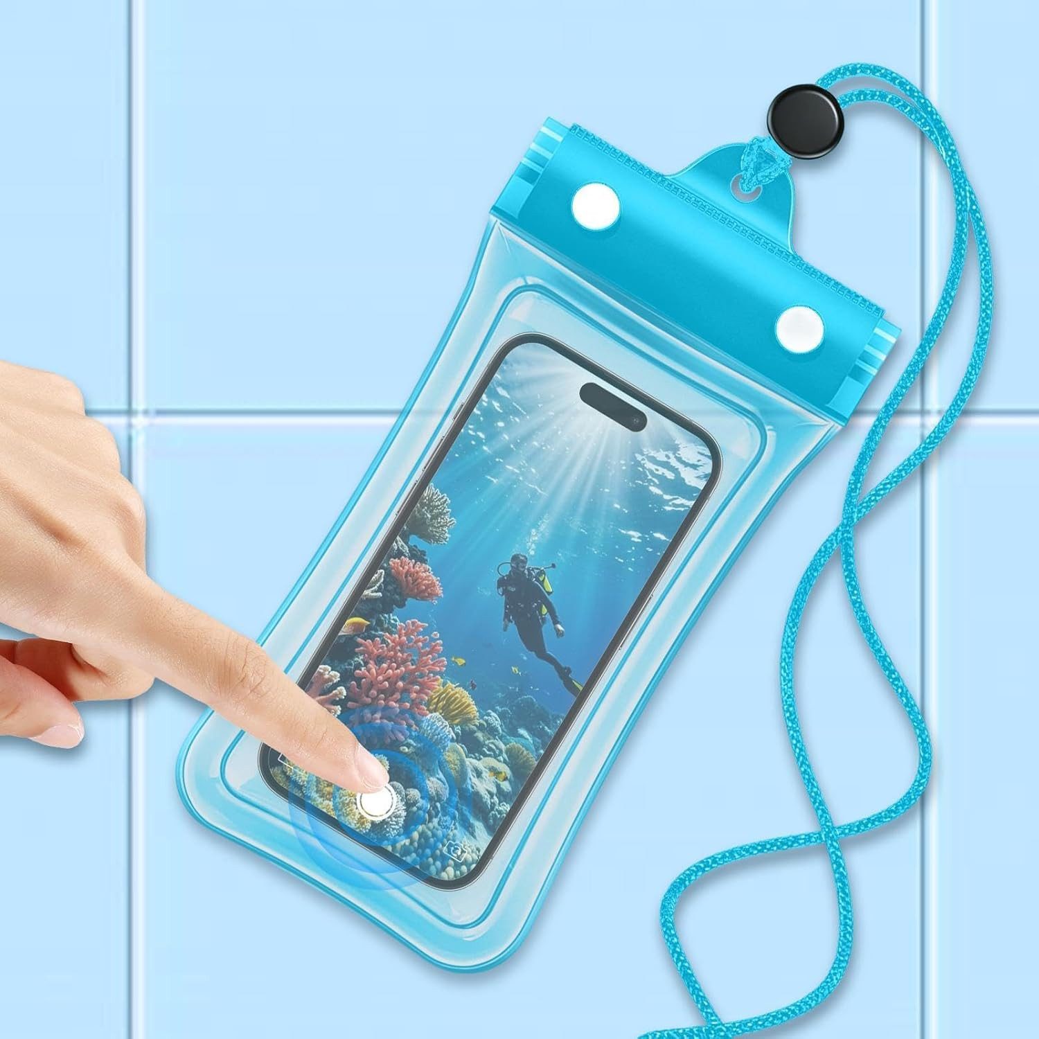 FELIXLEO Handyhülle Schwimmfähig: Verhindert das Sinken bei Wasseraktivitäten im Freien