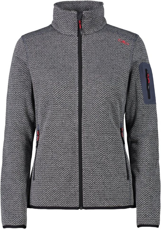CMP Fleecejacke Jacke MAN JACKET grau atmungsaktiv wärmend meliert CMP Fleecejacke Jacke MAN JACKET grau atmungsaktiv wärmend meliert