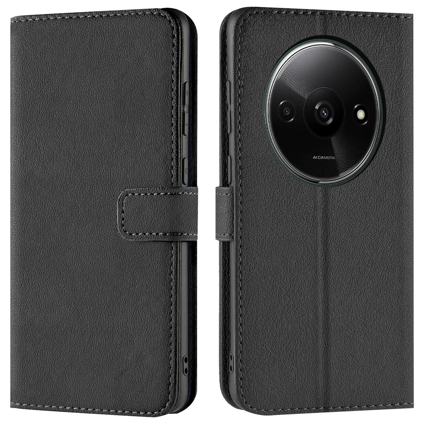CoolGadget Handyhülle Wallet Klapp Tasche Book Case für Xiaomi Redmi A3 6,71 Zoll, Hülle Klapphülle Flip Cover Etui Schutzhülle