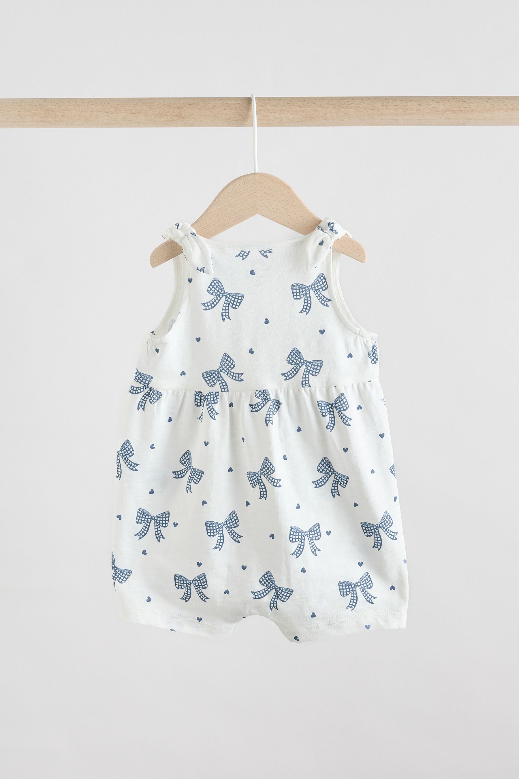 Next Strampler 2er-Pack Baby Jerse-Strampler aus 100 % Baumwolle (3-tlg)