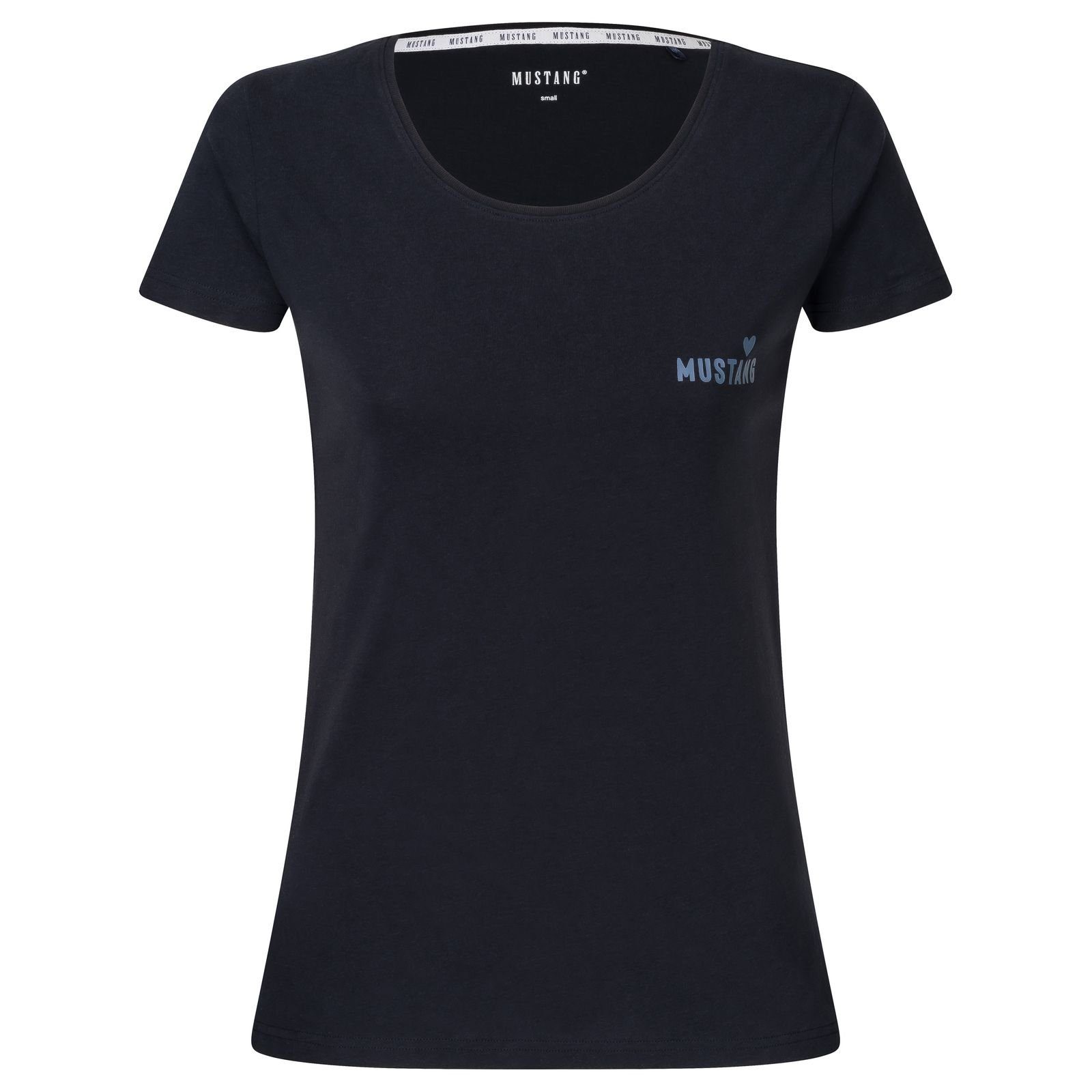 MUSTANG T-Shirt Lounge Damen Shirt Everyday günstig online kaufen