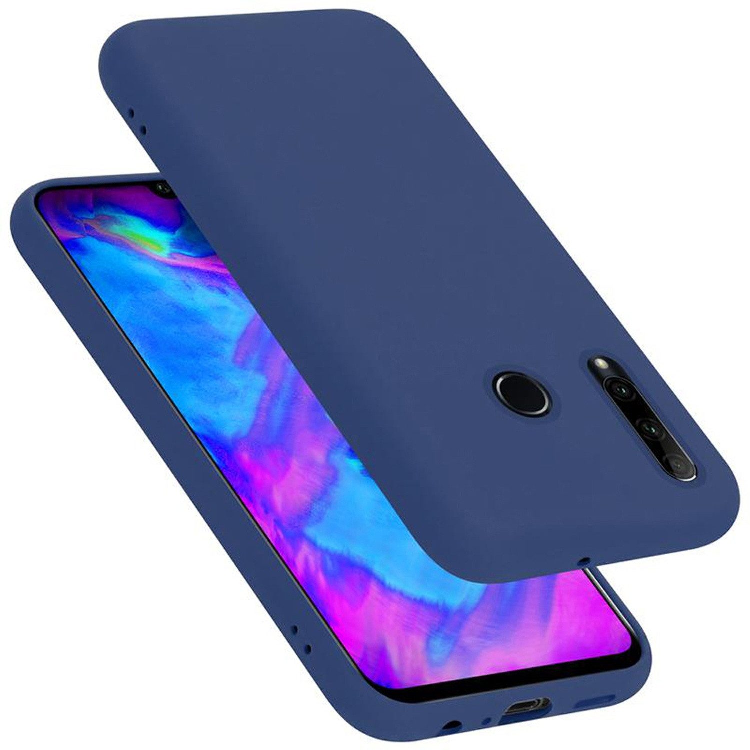 Cadorabo Handyhülle für Honor 10i / 20i / 20 LITE / Huawei Enjoy 9S Hülle Honor 10i / 20i / 20 LITE / Huawei Enjoy 9S, Flexible Hülle TPU Silikon Schutzhülle Back Cover Case