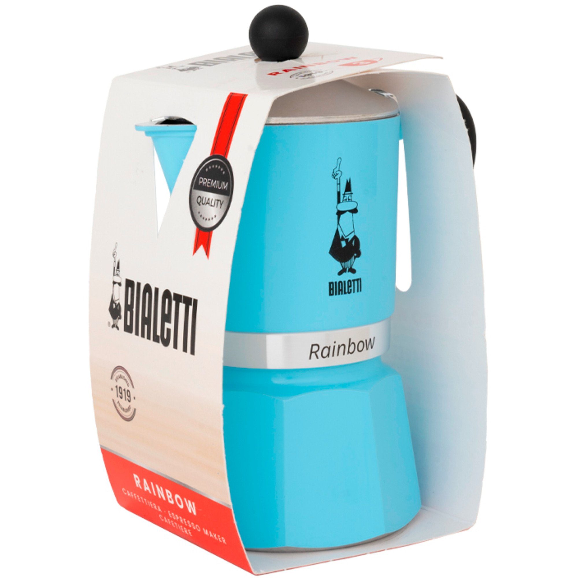 BIALETTI Kaffeebereiter Bialetti Rainbow, Espressomaschine, Tasse) (1