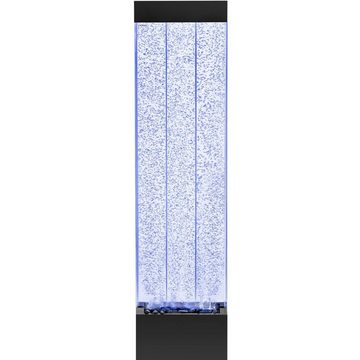 Uniprodo Wandpaneel LED Wasserwand LED Wassersäule Sprudelsäule LED Wasserfall RGB