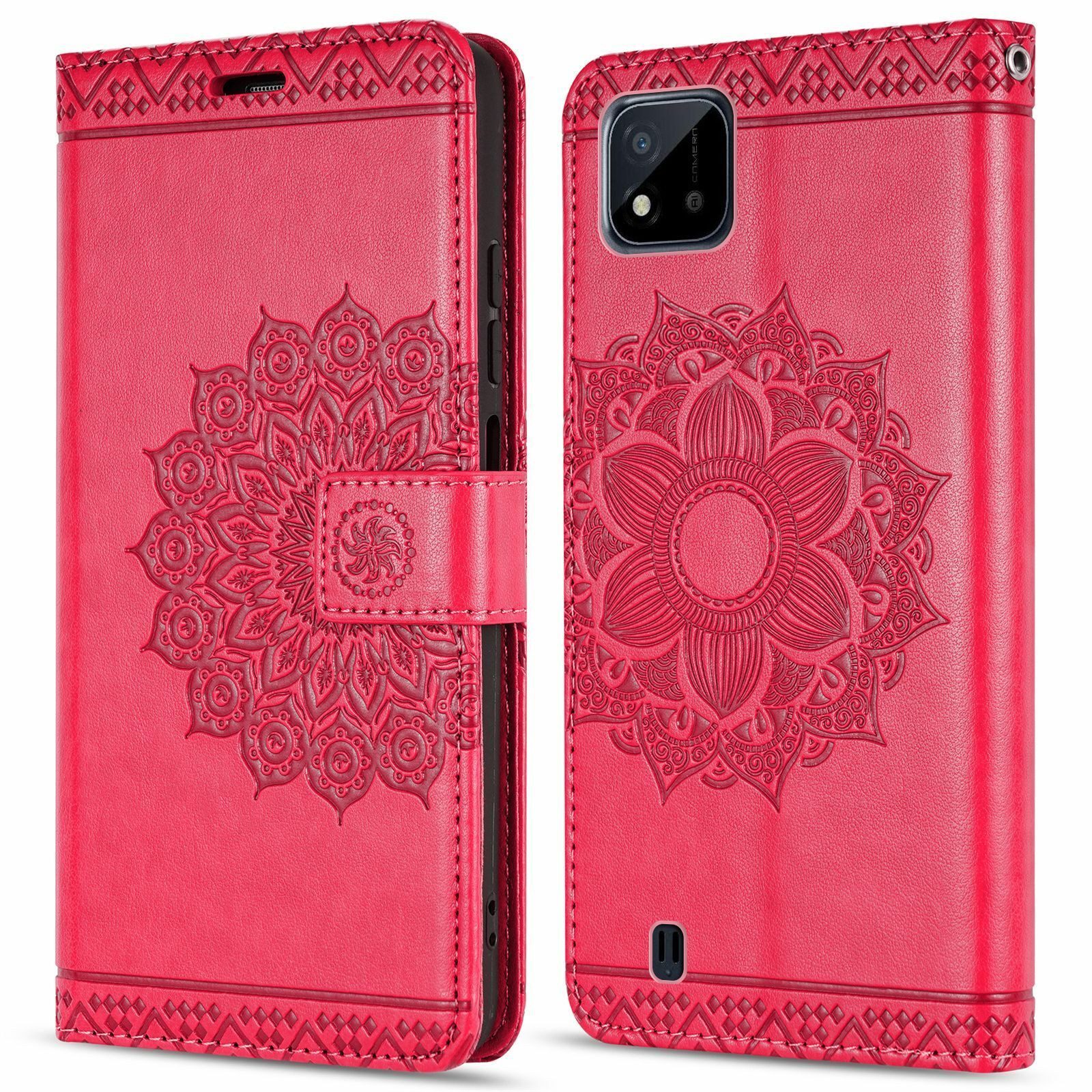 betterfon Handyhülle Handytasche für Realme C11 2021 Klapphülle, Wallet Case mit Kartenfächern Magnetverschluss und weicher Innenhülle