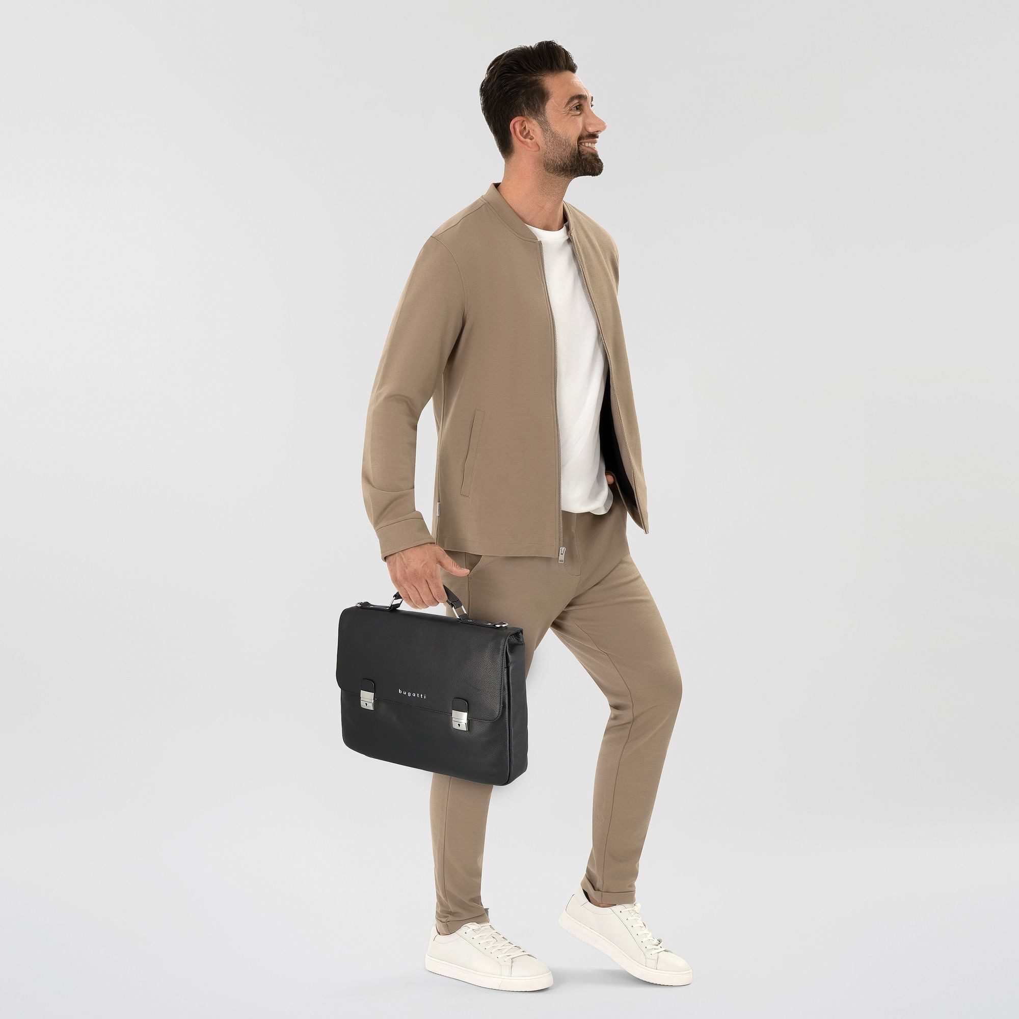 bugatti Aktentasche Valencia, Leder