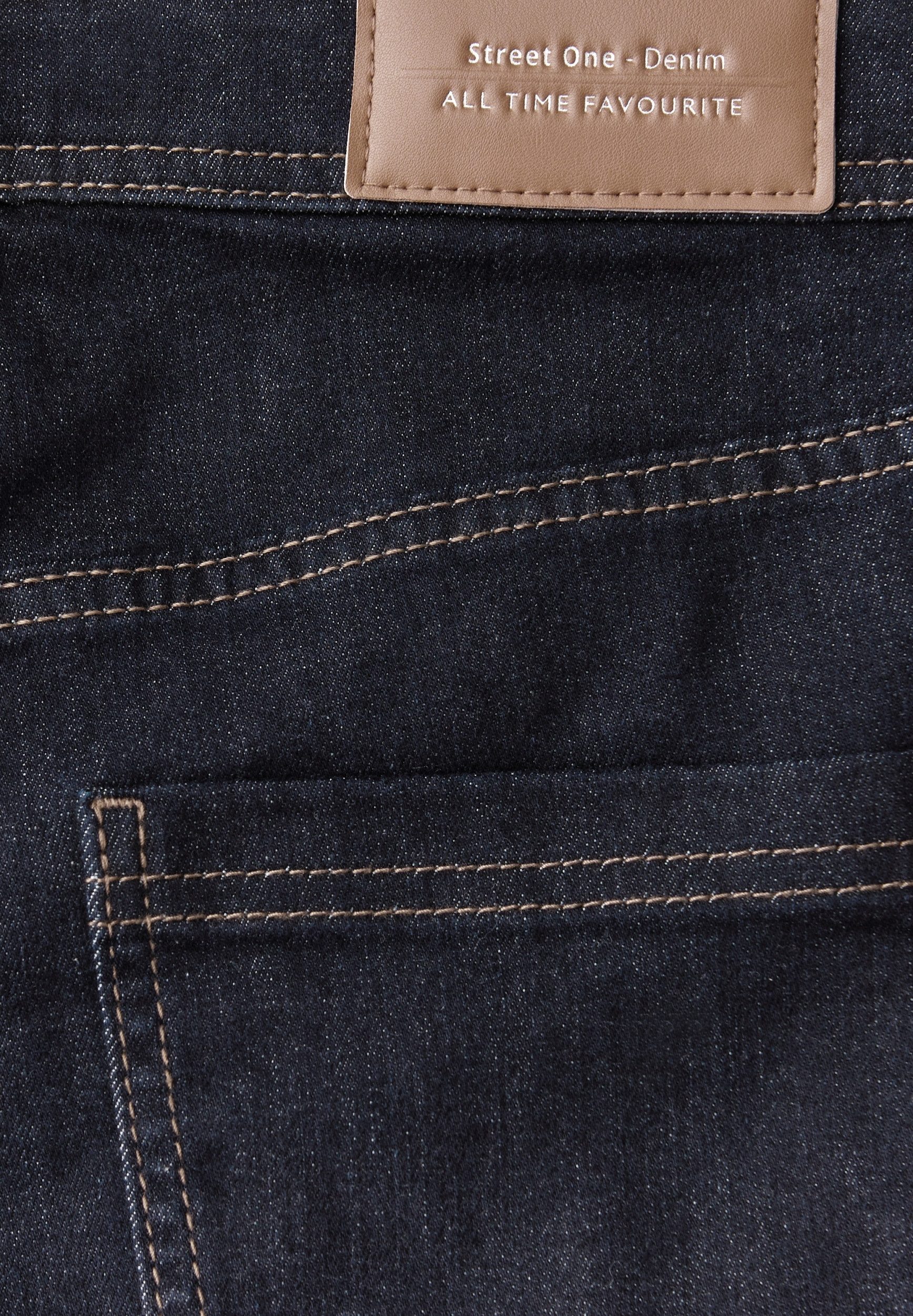STREET ONE Gerade Jeans QR Style Bootcut.hw.rinsed günstig online kaufen