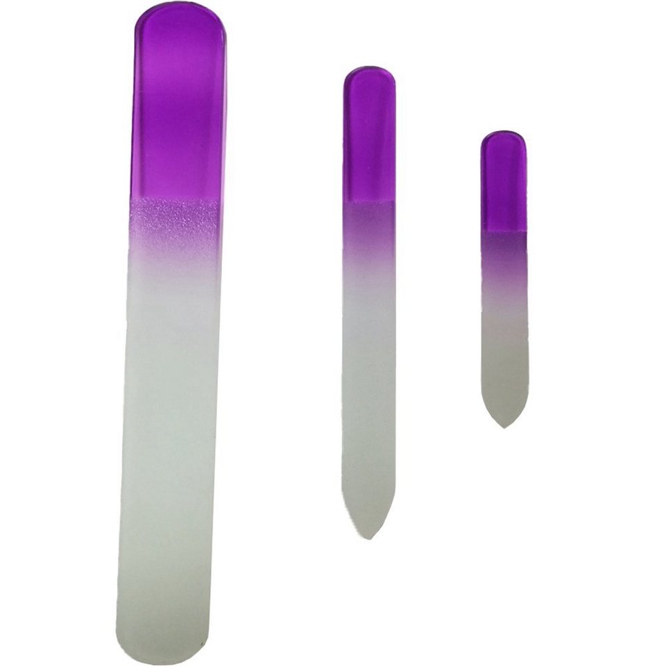 JedBesetzt Glasnagelfeile Glasnagelfeile für Maniküre mit Glattem Finish 3  Stück