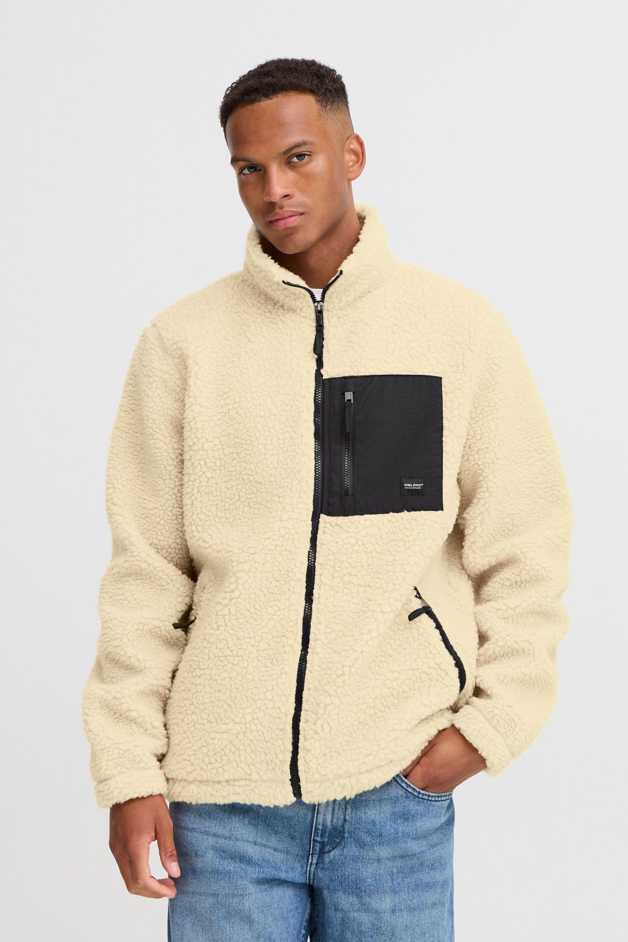 Blend Fellimitatjacke BHMTOTTI Kuschelige Teddyjacke mit Taschen günstig online kaufen