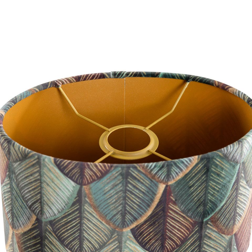 Qazqa Lampenschirm Cilinder velours