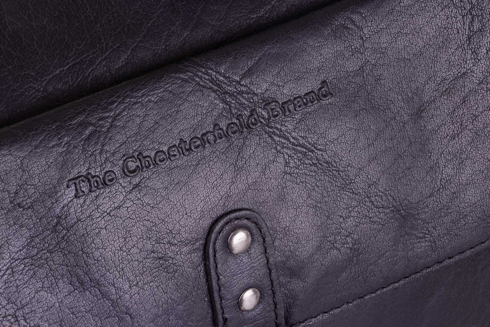 (1-tlg), Leder The Reisetasche C200023 Brand Brand Echtleder Weekender schwarz The Chesterfield Chesterfield