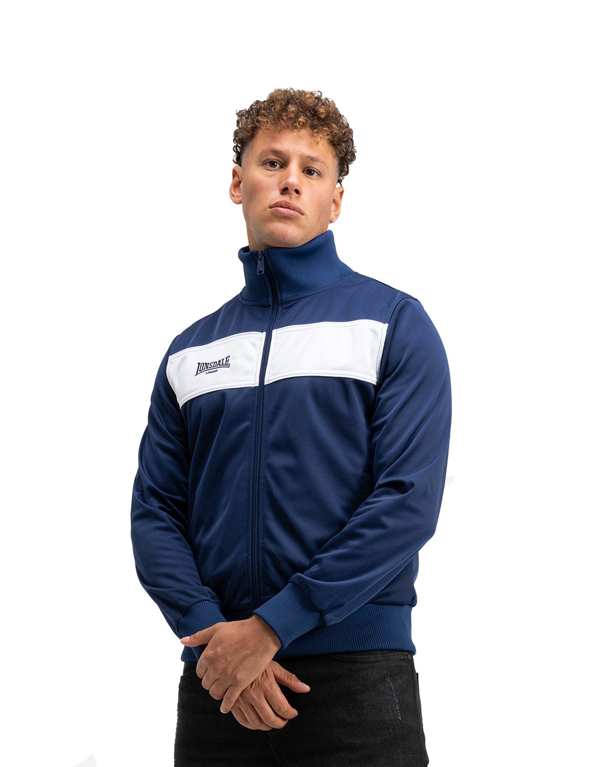 Lonsdale Trainingsjacke Alnwick (1-St., kein Set) mit Stehkragen