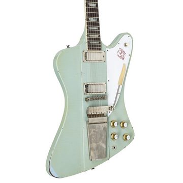 Gibson E-Gitarre, 1963 Firebird V with Maestro Vibrola Heavy Aged Antique Frost Blue #