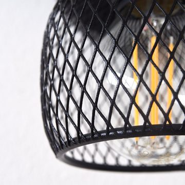 hofstein Wandleuchte »Pieve« Wandlampe aus Metall schwarz und gold, ohne Leuchtmittel, Zimmerlampe, Schalter, E14, Leuchtenkopf ist schwenkbar