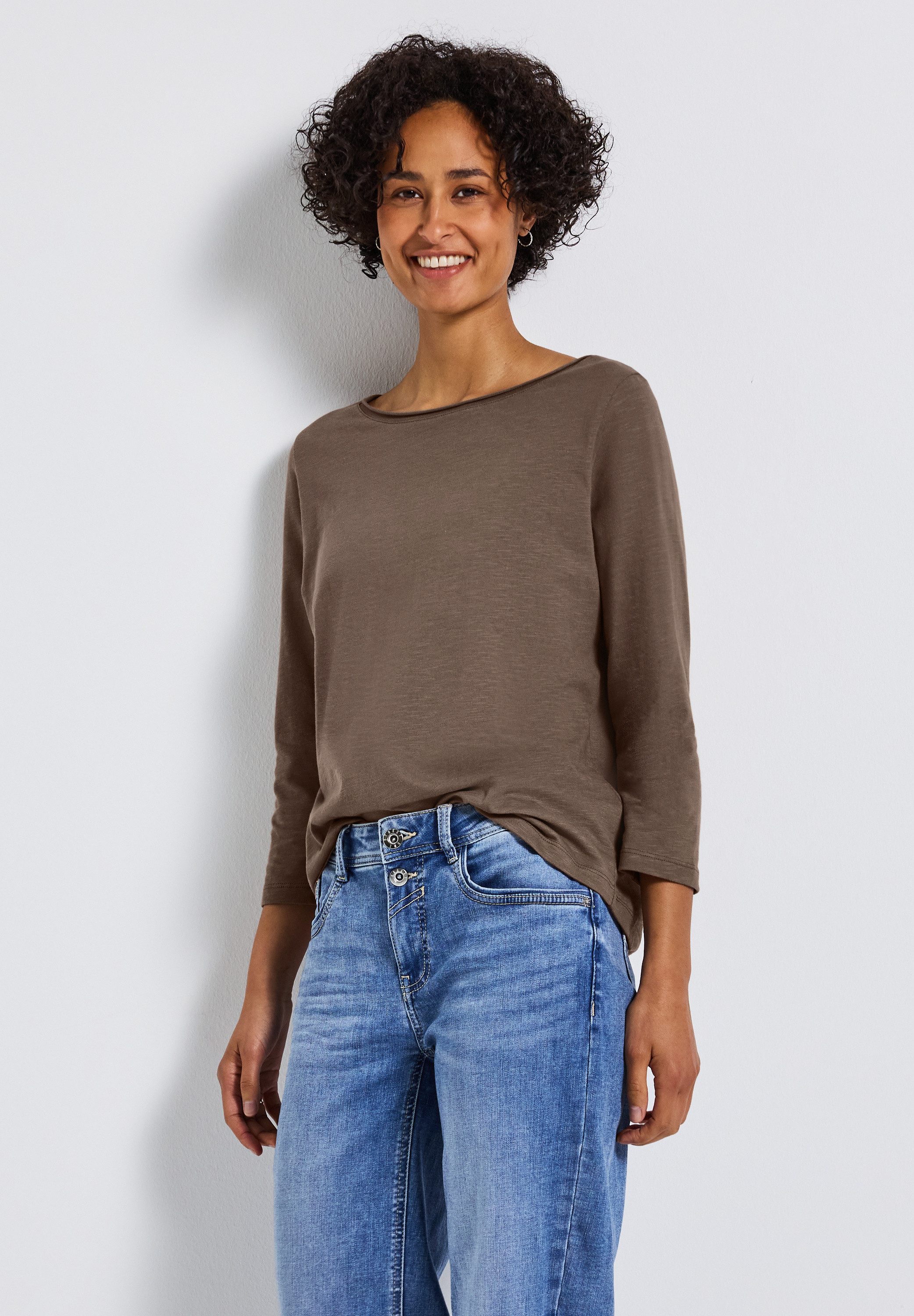 STREET ONE T-Shirt aus reiner Baumwolle