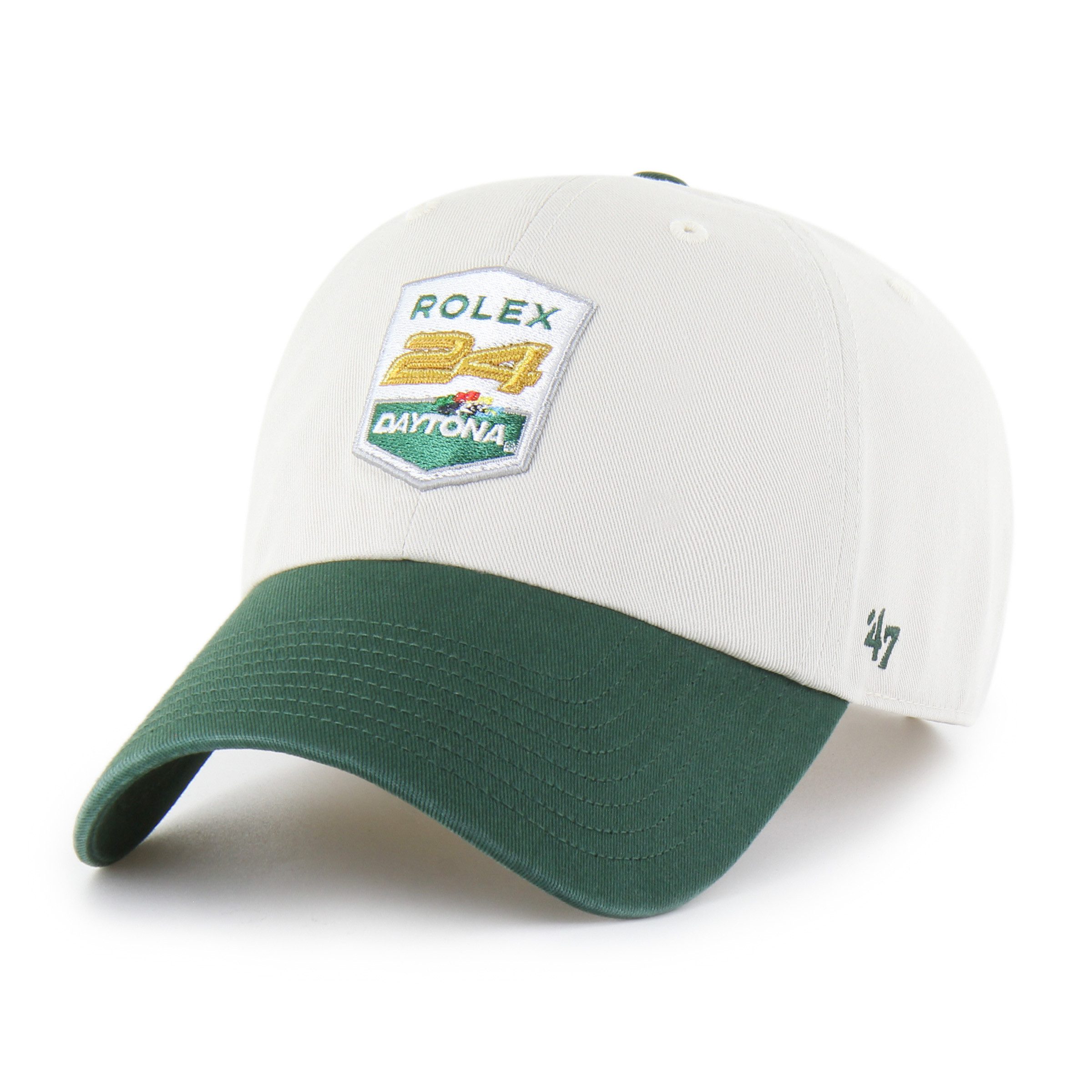 '47 Brand Baseball Cap '47 Brand Cap NASCAR TT '47 Clean Up Rolex 24 Daytona Natural (Basecap, Basecap, Clean Up Cap) Used-Look (Garment Wash)