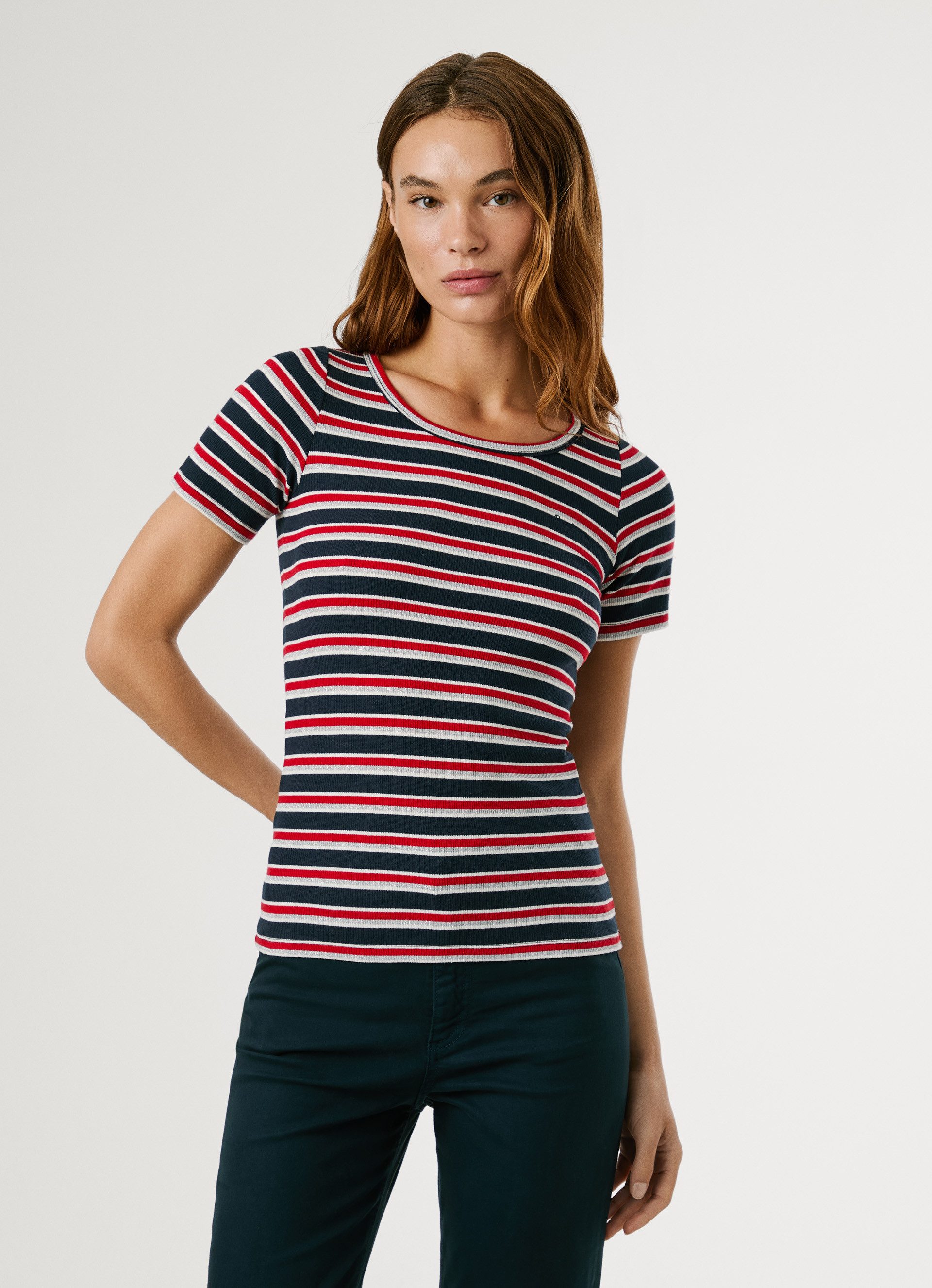 Pepe Jeans Kurzarmshirt BAMBU Slim Fit günstig online kaufen