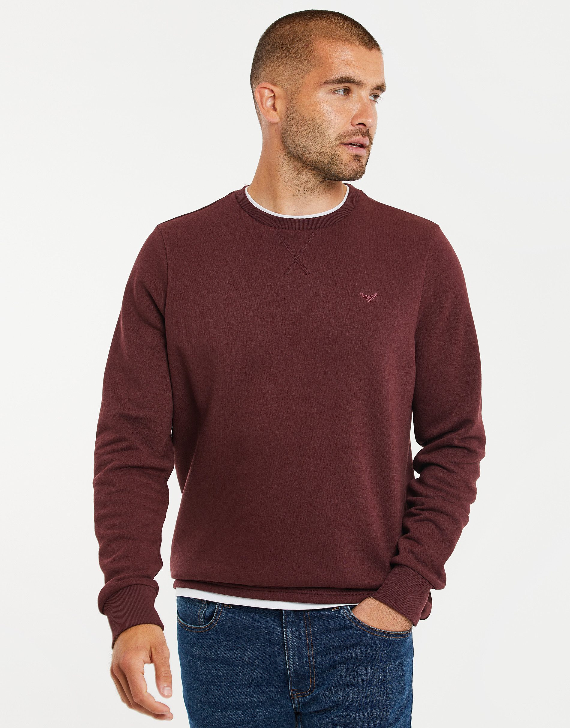Threadbare Sweatshirt THB Fleece Crew Kisele günstig online kaufen