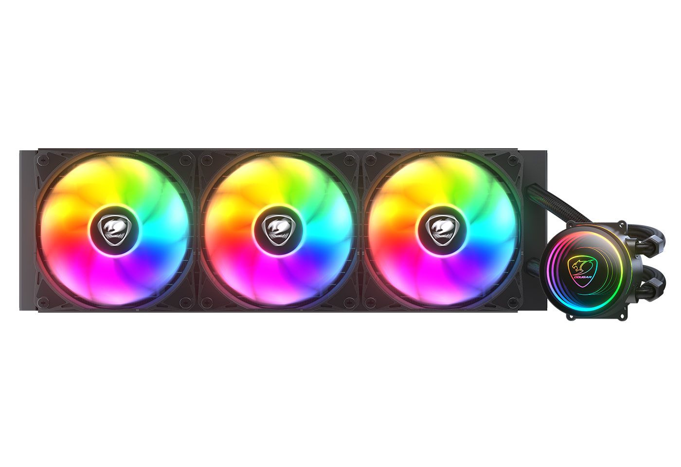 Cougar CPU Kühler CPU Wasserkühlung Poseidon Elite 360 ARGB Schwarz - AMD Sockel AM3 (Ph