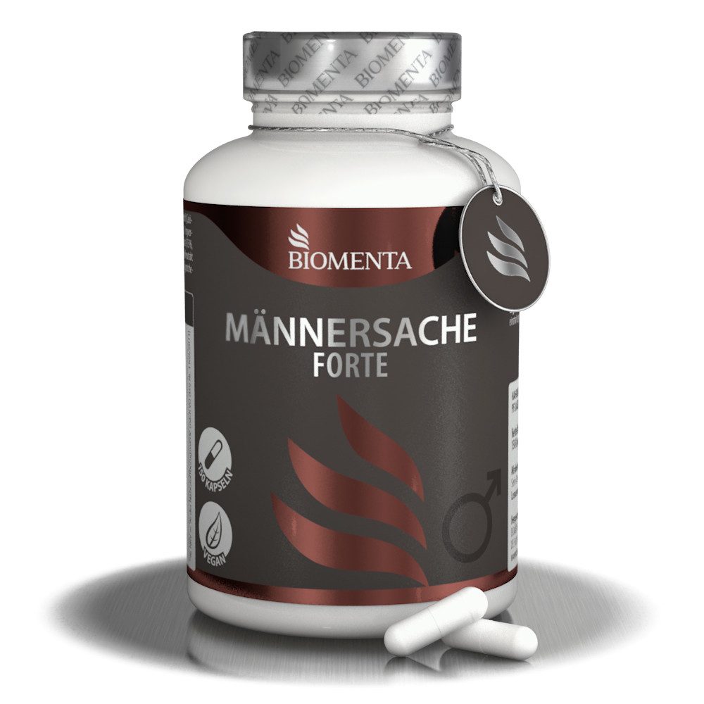 BIOMENTA Männersache Forte - 150 Kapseln - Maca, Muira Puama, Damiana uvm. Kapseln, 108 g