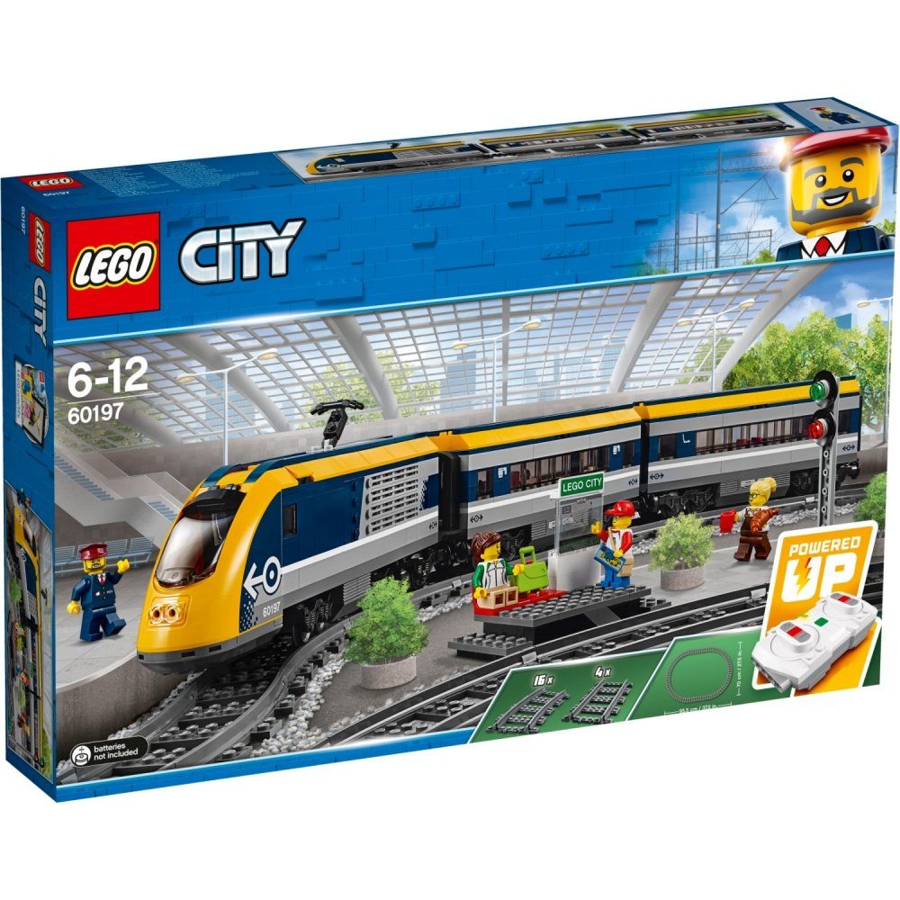 LEGO® 60197 City Personenzug, Konstruktionsspielzeug, 677 -teilig Konstruktions-Spielset