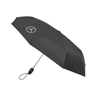 Mercedes Benz Taschenregenschirm Taschenschirm schwarz, Stahl / Polyester, B66958961