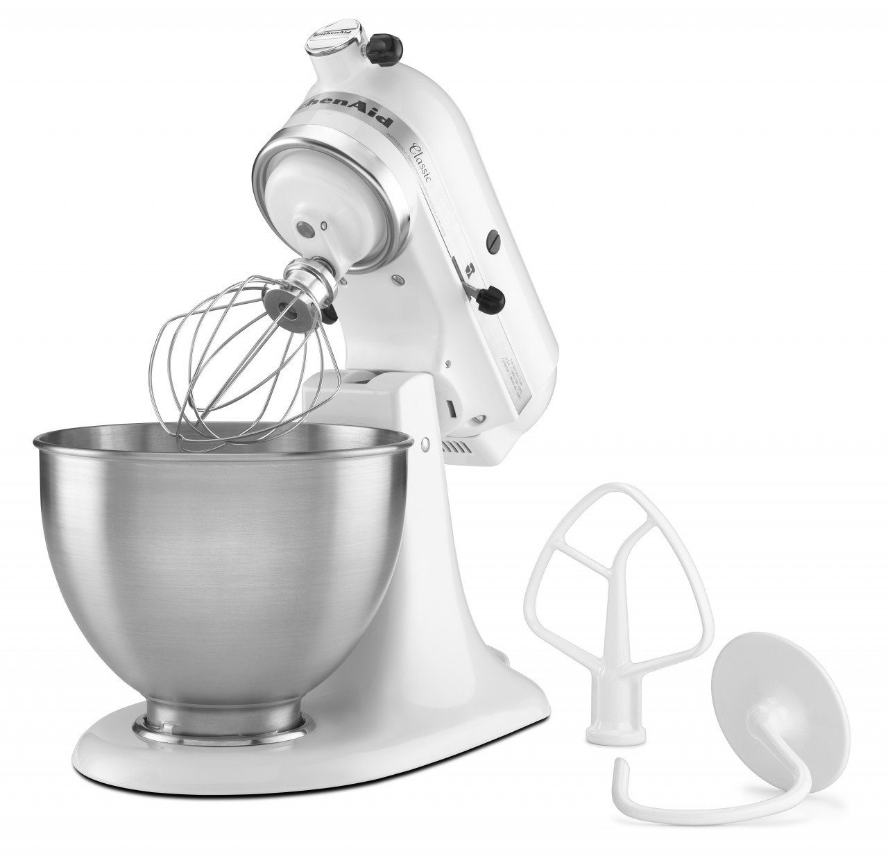 Höchste Beliebtheit 2024 KitchenAid Küchenmaschine L 4,3 Küchenmaschine Classic Weiß 5K45SS KitchenAid