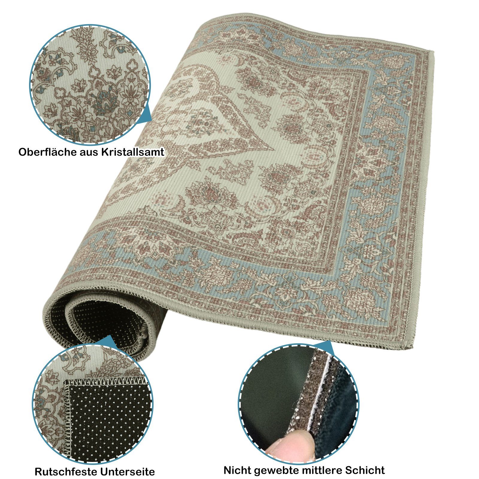 BTTO TEPP Badematte Teppich Athen, 2 günstig online kaufen