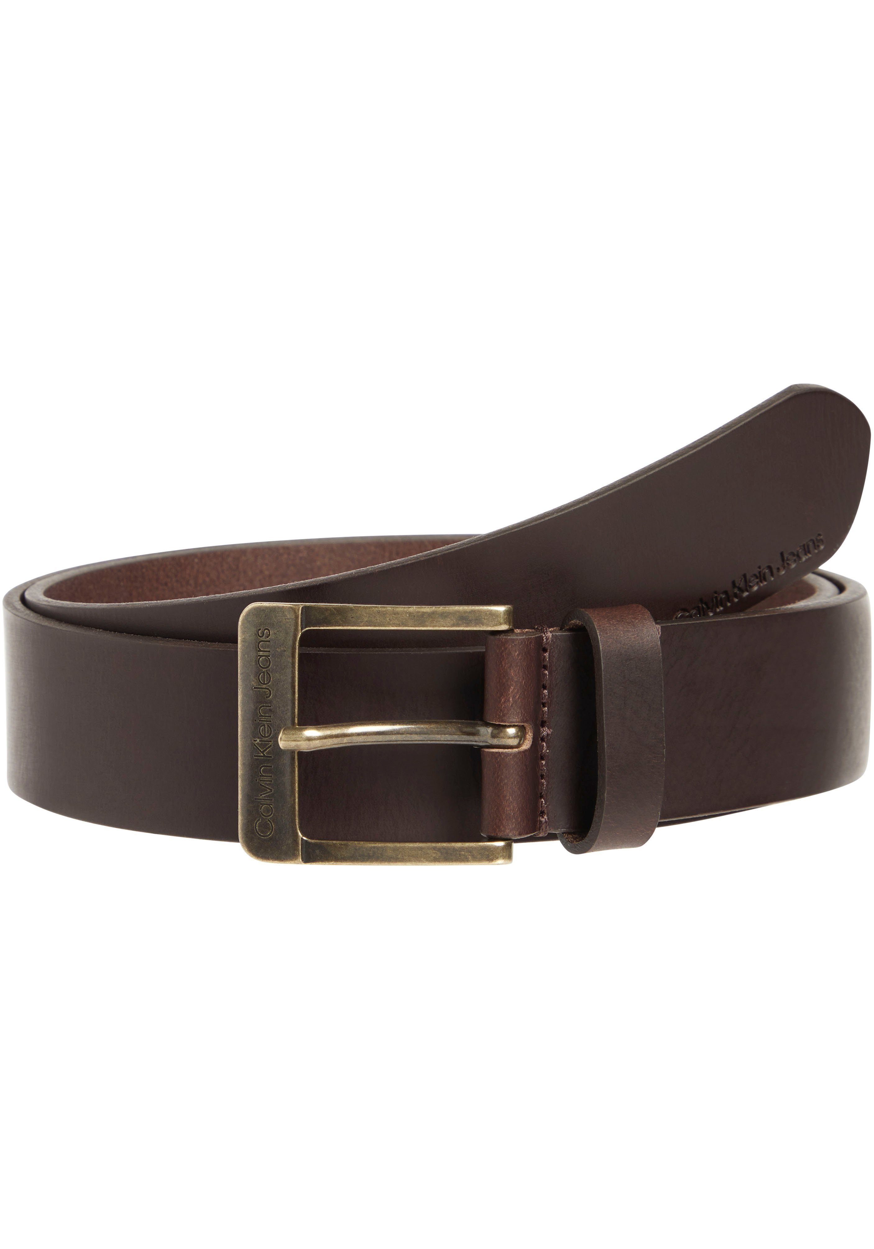 Calvin Klein Jeans Ledergürtel J 4CM CKJ BELT Turkish Coffee