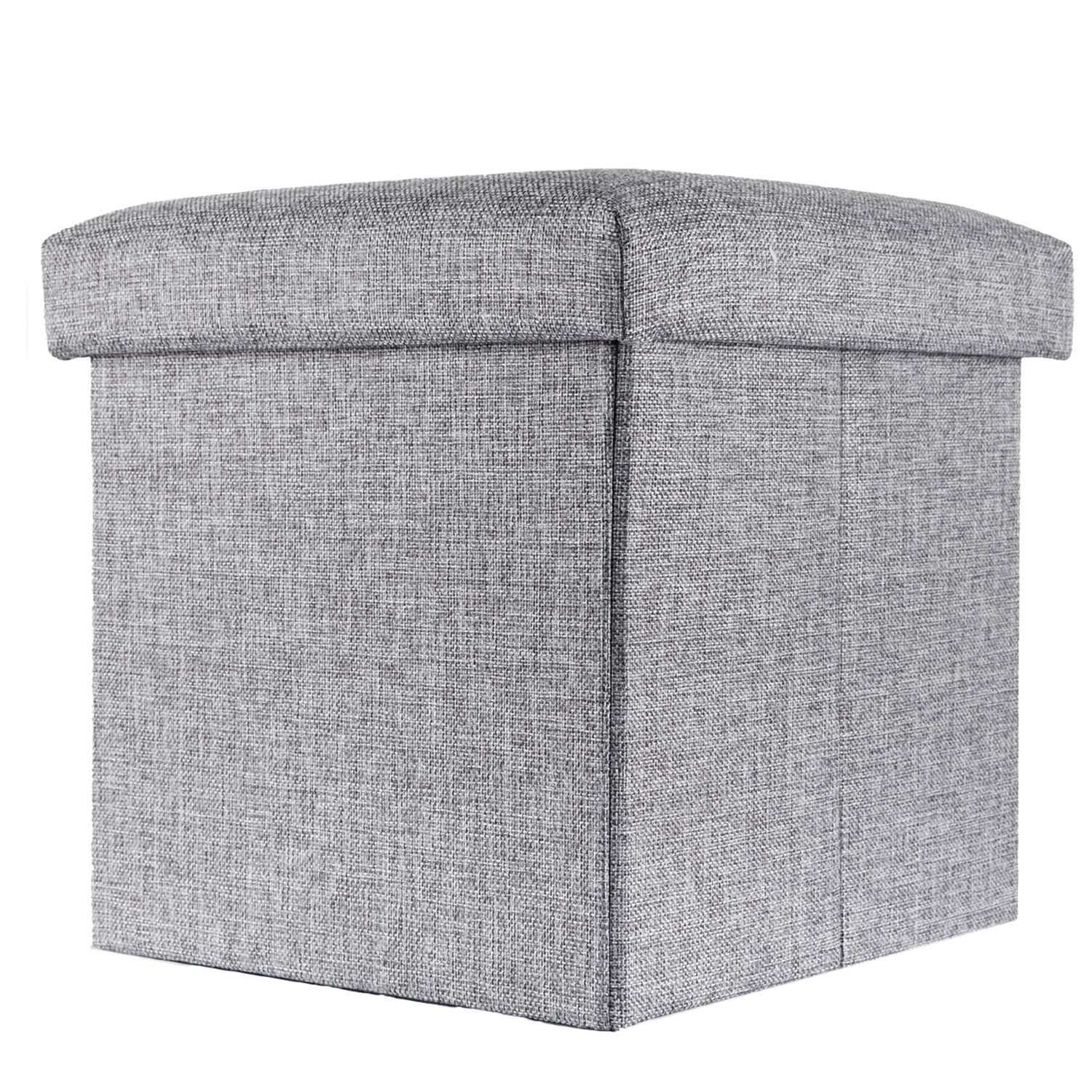 Intirilife Sitzhocker (Sitzwürfel mit Stauraum 38x38x38 günstig online kaufen
