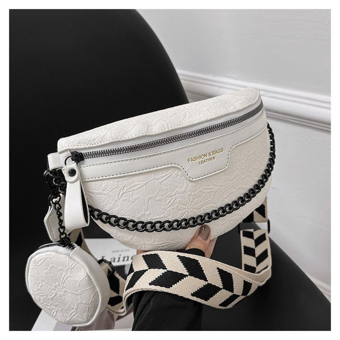 VIVIHEYDAY Bauchtasche Damen Gürteltasche Messenger Umhängetasche CrossBody CrossOver, Bodybag, Brusttasche, Hüfttasche